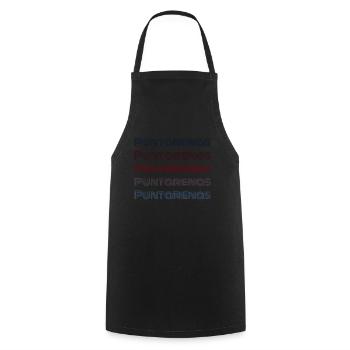 Vintage Costa Rica City - Retro Puntarenas - Cooking Apron - black - Front - AI Model Male 185 dark (185cm)