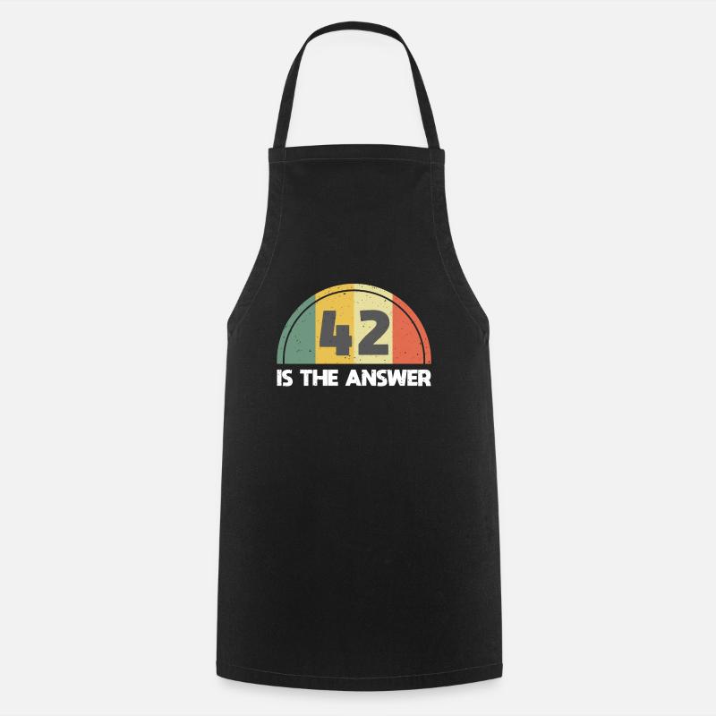 Answer 42 - Cooking Apron - black