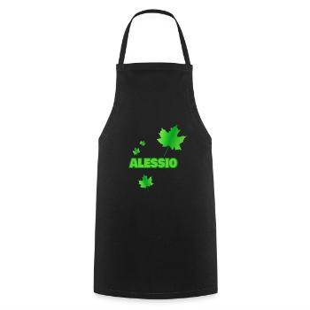 Forester Alessio - Cooking Apron - black - Front - AI Model Male 185 dark (185cm)