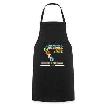 Légendaire épopée impressionnante depuis 2007 édition limitée - Tablier de cuisine - noir - Devant - AI Model Male 185 dark (185cm)