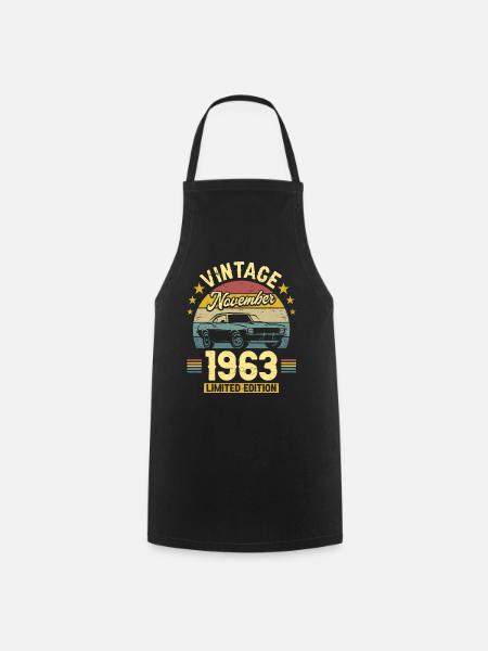 Jubiläum November 1963 60 Jahre - Kochschürze - Schwarz