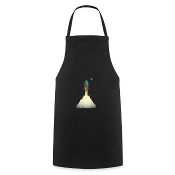Missile - Tablier de cuisine - noir - Devant - AI Model Male 185 dark (185cm)