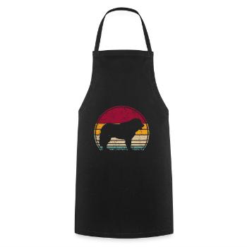 Pastore Maremmano Abruzzo Shepherd Vintage - Cooking Apron - black - Front - AI Model Male 185 dark (185cm)