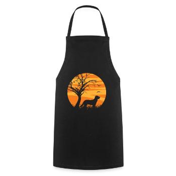 Nova Scotia Duck Tolling Great Retriever Sun - Cooking Apron - black - Front - AI Model Male 185 dark (185cm)