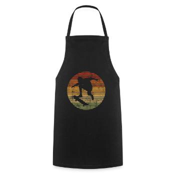Skateboarder Skateboard Skater Skate Skateing - Tablier de cuisine - noir - Devant - AI Model Male 185 dark (185cm)