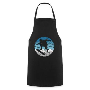 Skateboarder Skateboard Skater Skate Skateing - Tablier de cuisine - noir - Devant - AI Model Male 185 dark (185cm)