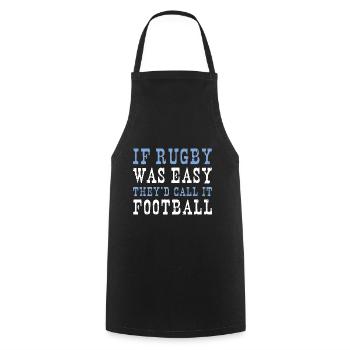 Rugby facile Ils l’appelleraient Football Argentine Rugby - Tablier de cuisine - noir - Devant - AI Model Male 185 dark (185cm)