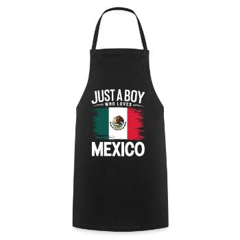 Mexico Mexico Mexican Spanish - Cooking Apron - black - Front - AI Model Male 185 dark (185cm)