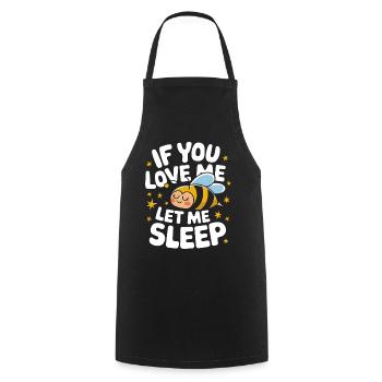 abeille abeille apicultrice abeille abeille - Tablier de cuisine - noir - Devant - AI Model Male 185 dark (185cm)