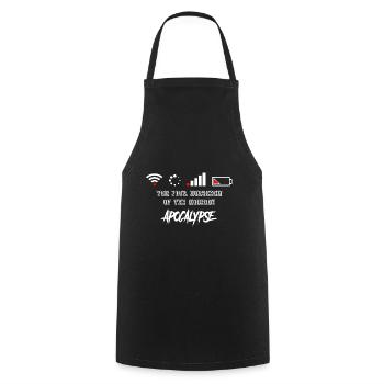 Apocalypse - Wi-Fi - Internet - Battery off - Cooking Apron - black - Front - AI Model Male 185 dark (185cm)