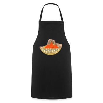 Grape Harvest - Guadalupe Mountain Park - Cooking Apron - black - Front - AI Model Male 185 dark (185cm)