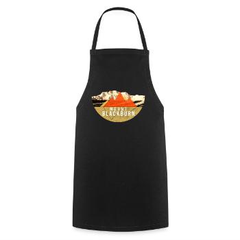 Vintages USA Hiking - Mount Blackburn - Cooking Apron - black - Front - AI Model Male 185 dark (185cm)