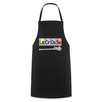 Chimie des sports de joueurs de crosse - Tablier de cuisine - noir - Devant - AI Model Male 185 dark (185cm)