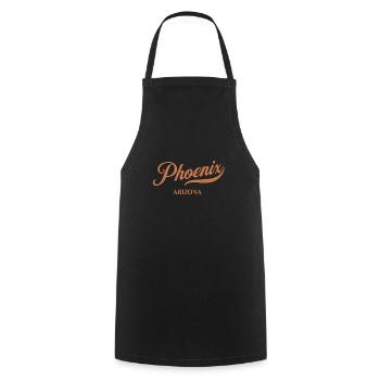Retro USA Arizona Vintage Phoenix - Cooking Apron - black - Front - AI Model Male 185 dark (185cm)