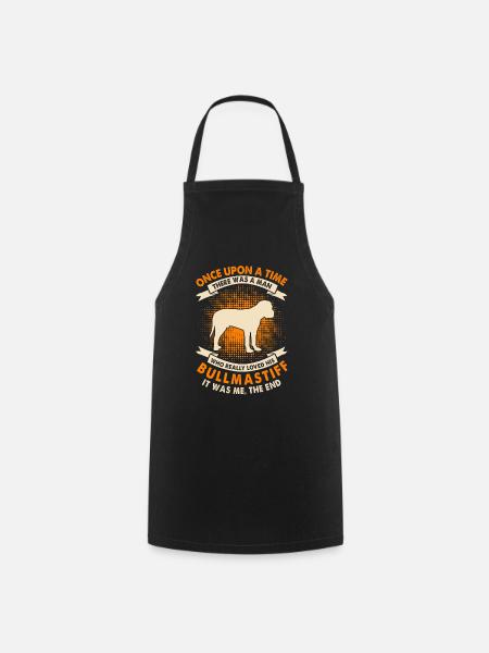 Es War Einmal - Bullmastiff - Kochschürze - Schwarz