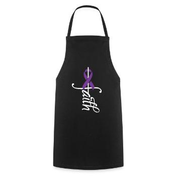 Consciousness Of Ribbon Lupus Disease - Cooking Apron - black - Front - AI Model Male 185 dark (185cm)