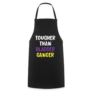 Plus dur que le cancer de la vessie - Tablier de cuisine - noir - Devant - AI Model Male 185 dark (185cm)