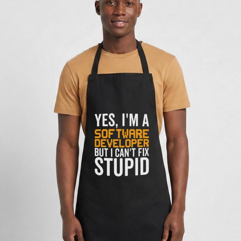 Stupid - Software Developer Cooking Apron