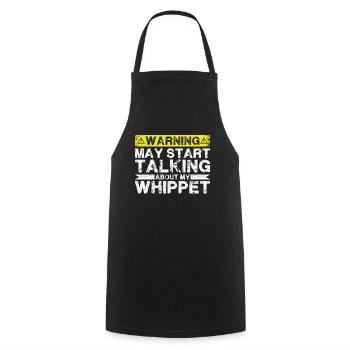 Talk about Whippet - Cooking Apron - black - Front - AI Model Male 185 dark (185cm)