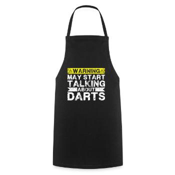 Talk about Dart - Cooking Apron - black - Front - AI Model Male 185 dark (185cm)