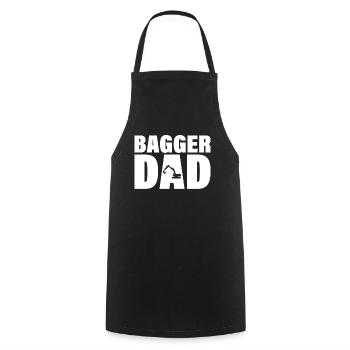 Job - Bagger Dad - Kochschürze - Schwarz - Vorne - AI Model Male 185 dark (185cm)
