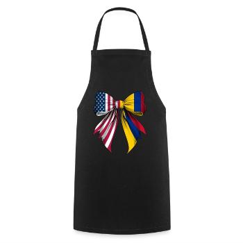 Coquette Loop Colombia Roots Heritage - Cooking Apron - black - Front - AI Model Male 185 dark (185cm)