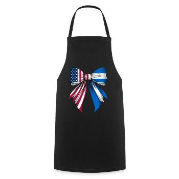 Coquette Arc Nicaragua Racines Nicaragua La fierté du Nicaragua - Tablier de cuisine - noir - Devant - AI Model Male 185 dark (185cm)