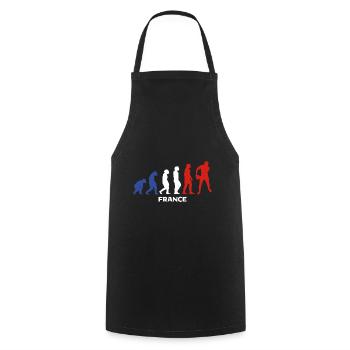 Rugby Player Sport Rugby Gift Rugby Coach - Cooking Apron - black - Front - AI Model Male 185 dark (185cm)