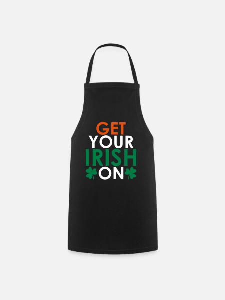 Get your irish on - Kochschürze - Schwarz