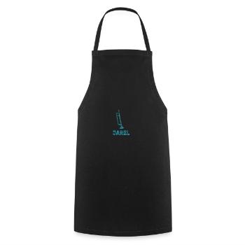 Blasmusik Jarel - Kochschürze - Schwarz - Vorne - AI Model Male 185 dark (185cm)