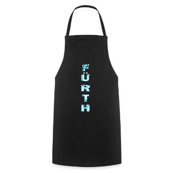 Fürth Germany City Font Skyline Accueil - Tablier de cuisine - noir - Devant - AI Model Male 185 dark (185cm)