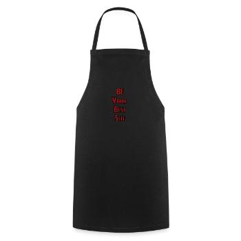 Be Your Best Self - Cooking Apron - black - Front - AI Model Male 185 dark (185cm)