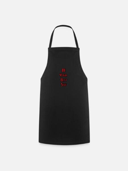 Be Your Best Self - Cooking Apron - black