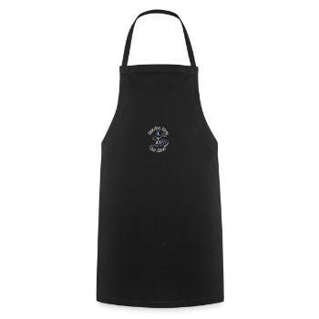 Bof Tee Shirt 02 removebg preview - Tablier de cuisine - noir - Devant - AI Model Male 185 dark (185cm)