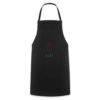 Scottish Bagpipes Celtic Gift - Cooking Apron - black - Front - AI Model Male 185 dark (185cm)