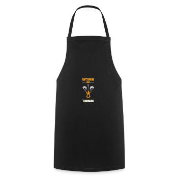 Bier Entzündet Den Tornado Party Geschenk - Kochschürze - Schwarz - Vorne - AI Model Male 185 dark (185cm)