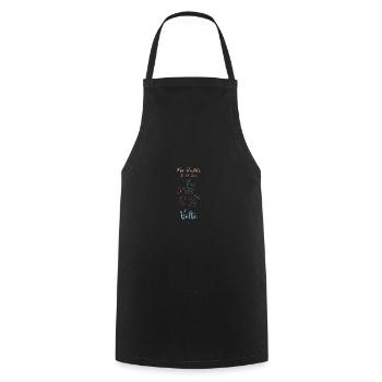 Voûte Équitation Sports équestres Gymnastique Cadeau - Tablier de cuisine - noir - Devant - AI Model Male 185 dark (185cm)