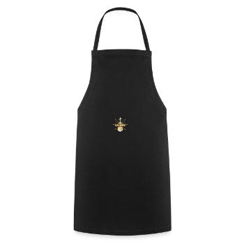 Violon Violoniste Andrey - Tablier de cuisine - noir - Devant - AI Model Male 185 dark (185cm)