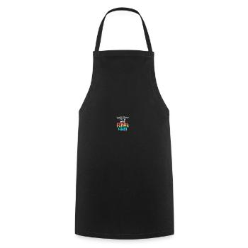 Schwule LGBT Pride Gay Rainbow Flag - Kochschürze - Schwarz - Vorne - AI Model Male 185 dark (185cm)