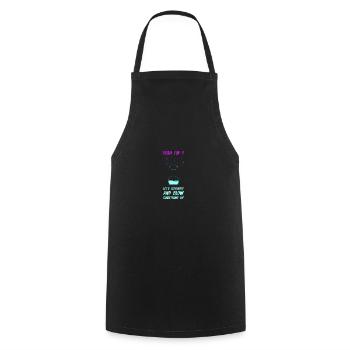 Scientist Birthday Nine Science - Cooking Apron - black - Front - AI Model Male 185 dark (185cm)