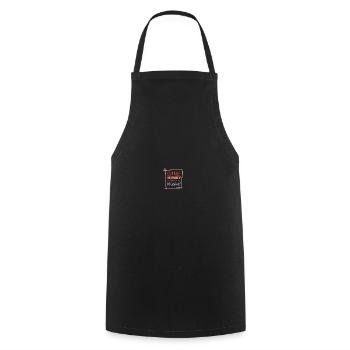 es henry - Kochschürze - Schwarz - Vorne - AI Model Male 185 dark (185cm)