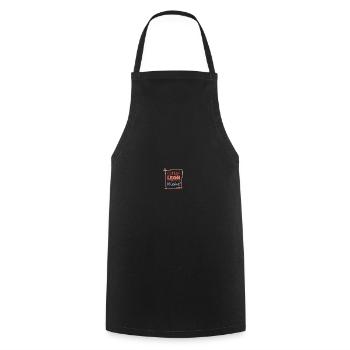 Geschenk für leon - Kochschürze - Schwarz - Vorne - AI Model Male 185 dark (185cm)