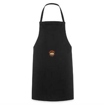 Jahr 2006 - Kochschürze - Schwarz - Vorne - AI Model Male 185 dark (185cm)