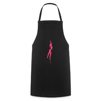 Pole Dance Pole Dance für Frauen - Kochschürze - Schwarz - Vorne - AI Model Male 185 dark (185cm)