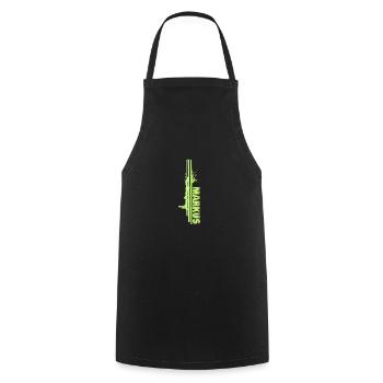 Splash of color Markus - Cooking Apron - black - Front - AI Model Male 185 dark (185cm)