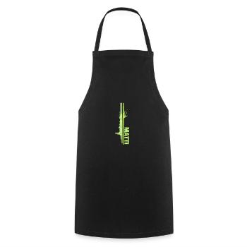 Cadeau pour Matti - Tablier de cuisine - noir - Devant - AI Model Male 185 dark (185cm)