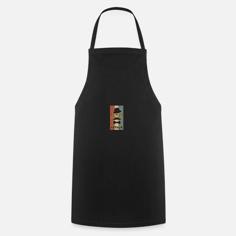 Nom Arthur - Tablier de cuisine - noir