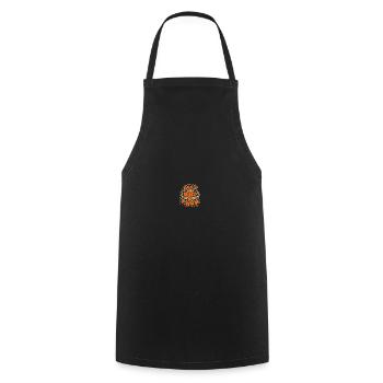 1997 - Cooking Apron - black - Front - AI Model Male 185 dark (185cm)