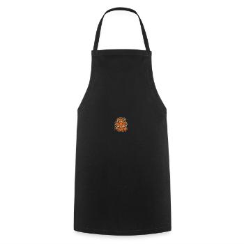 in 2008 - Cooking Apron - black - Front - AI Model Male 185 dark (185cm)