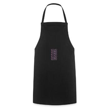 Born in 1979 - Cooking Apron - black - Front - AI Model Male 185 dark (185cm)